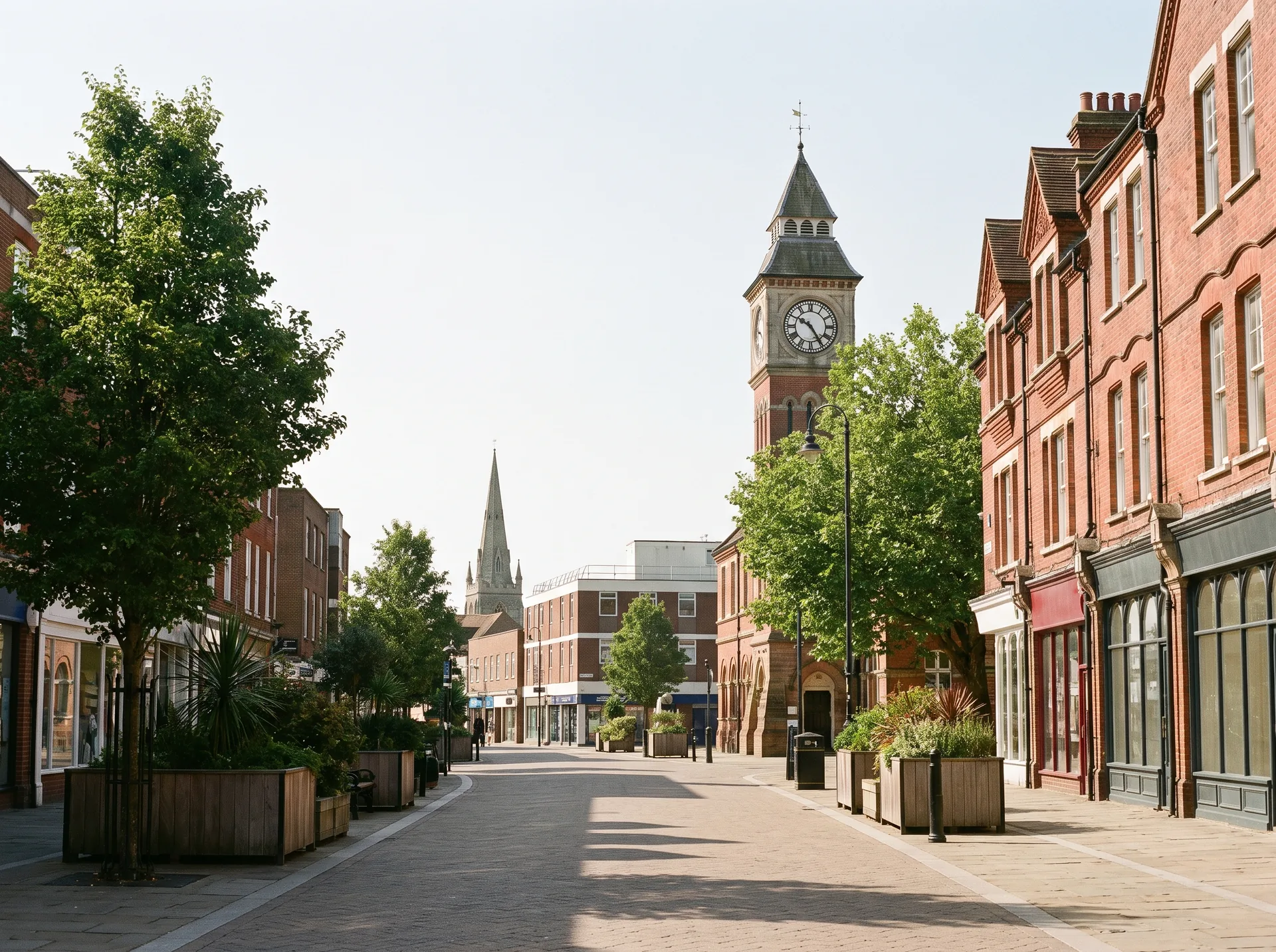 Ashford town centre high street