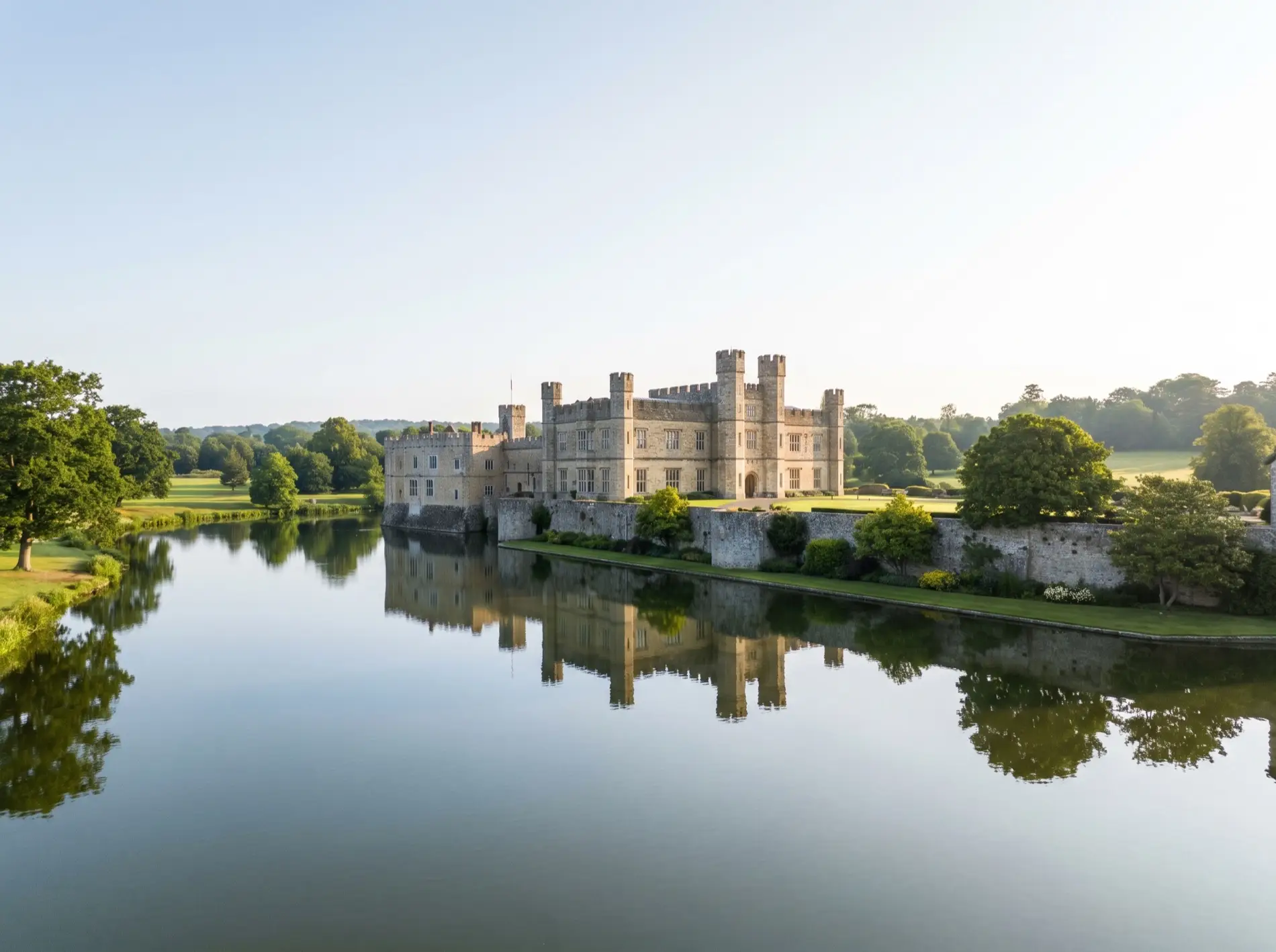 Leeds Castle, one of Kent's best known landmarks
